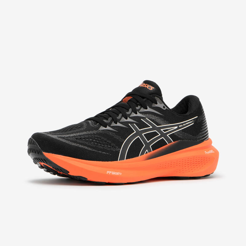 Erkek Koşu Ayakkabısı - Siyah/Turuncu - Asics Gel Superion 7