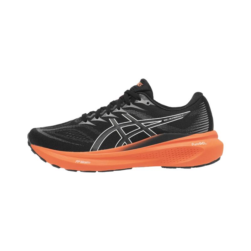 Încălțăminte de alergare ASICS Gel-Superion 7 Negru-Portocaliu Bărbați