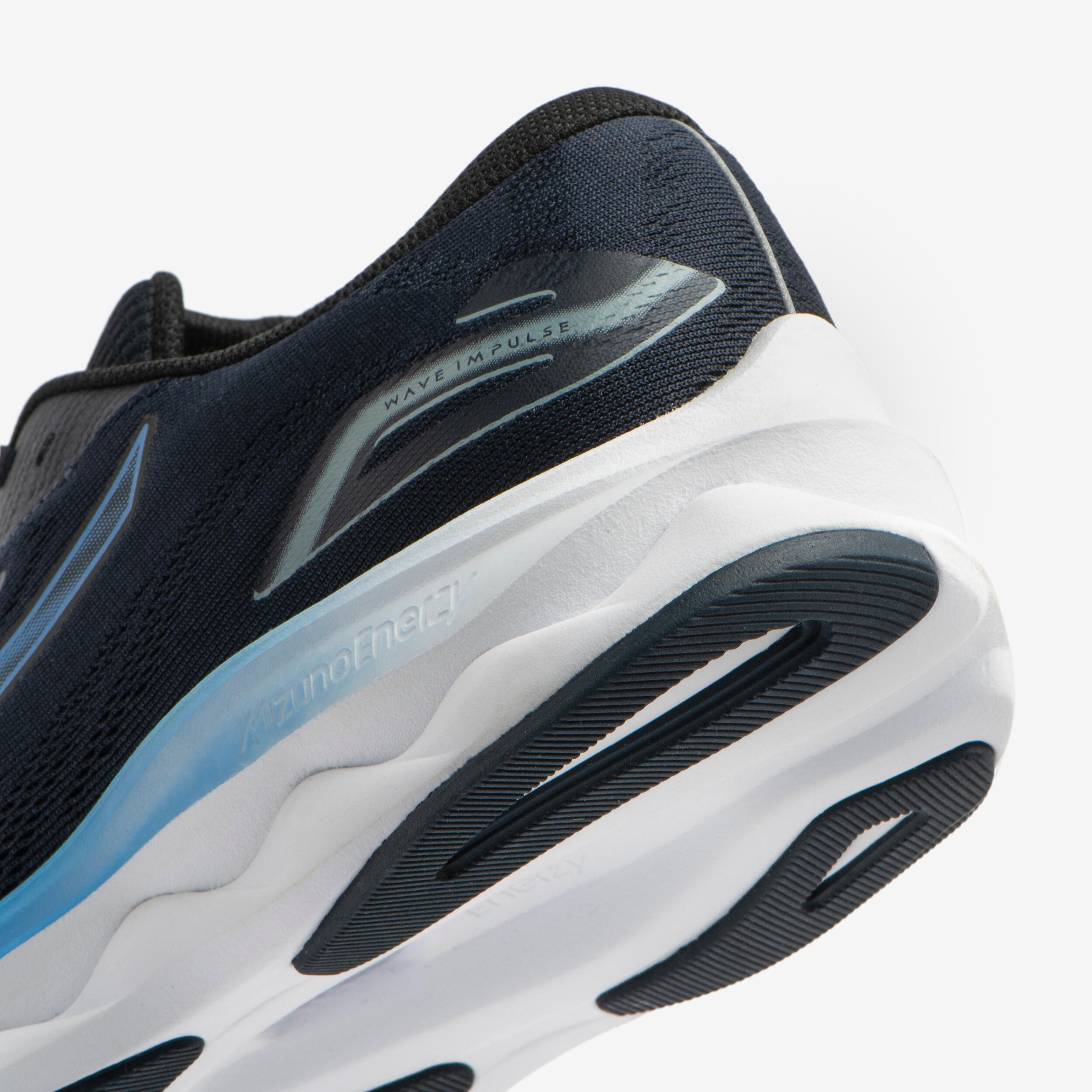 Men's Running Shoes Mizuno Wave Impulse Black Blue Decathlon