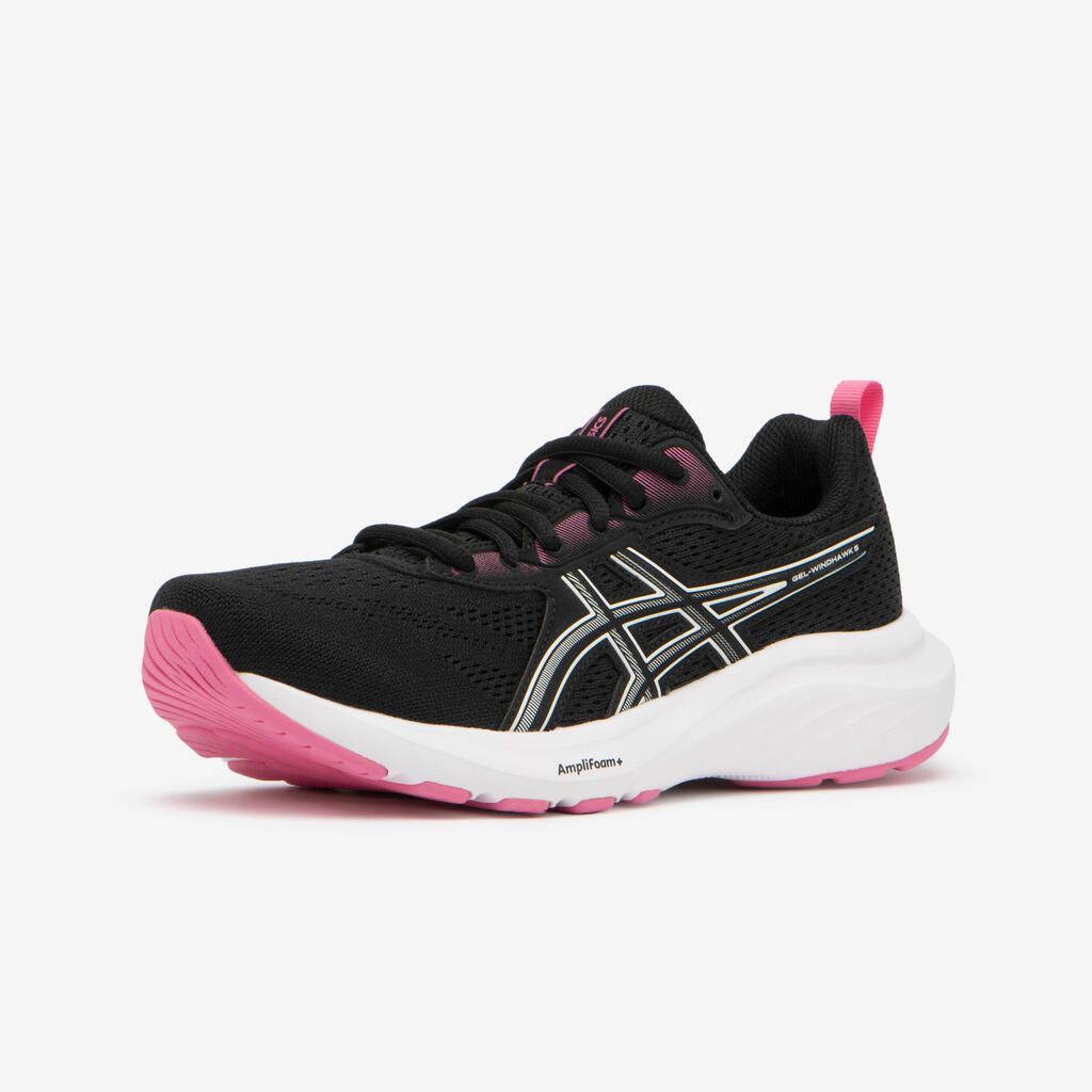 Tekaški čevlji ASICS GEL-WINDHAWK ženski - črni/koralni