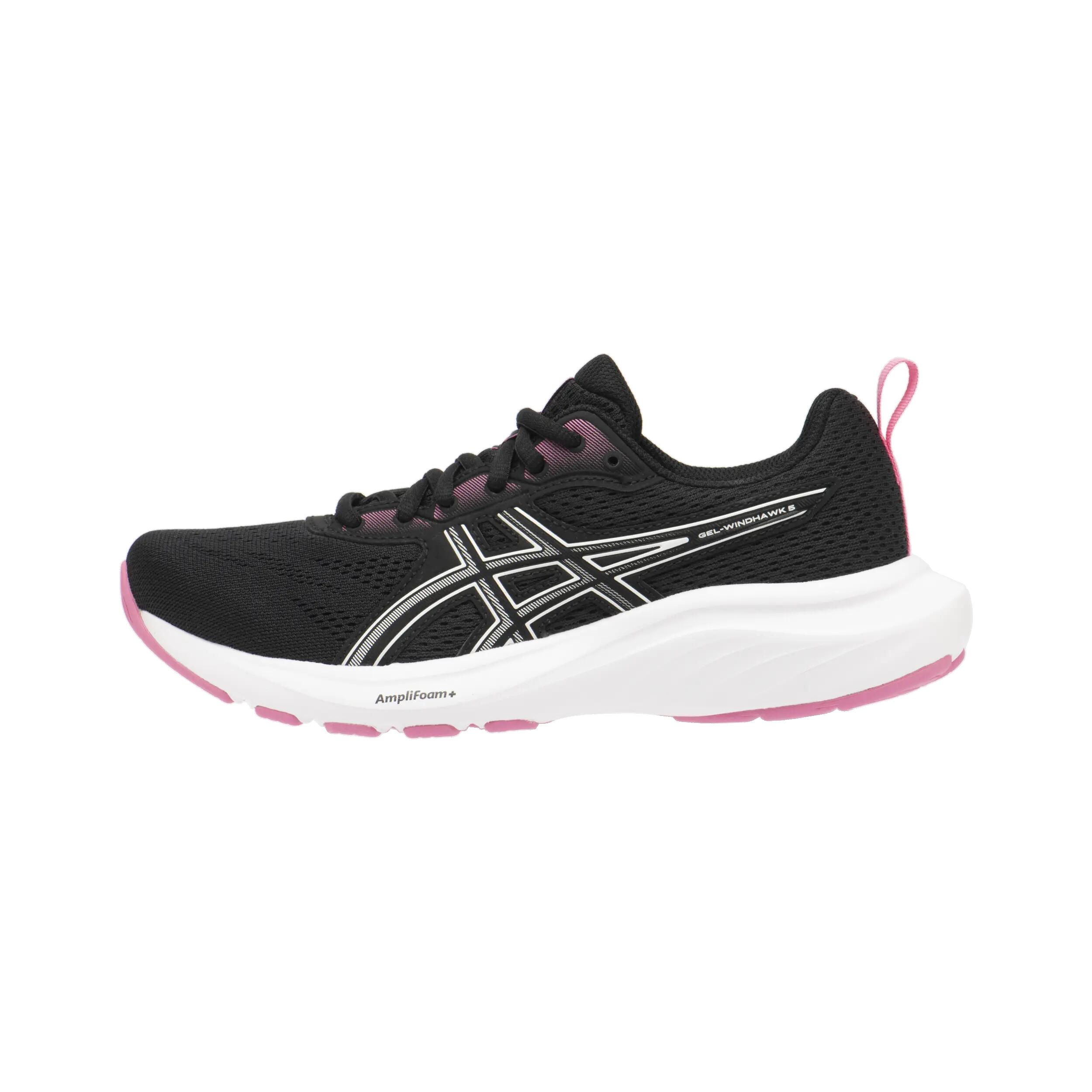 Încălțăminte Alergare jogging ASICS GEL-WINDHAWK NEGRU/CORAI DAMĂ 2/8