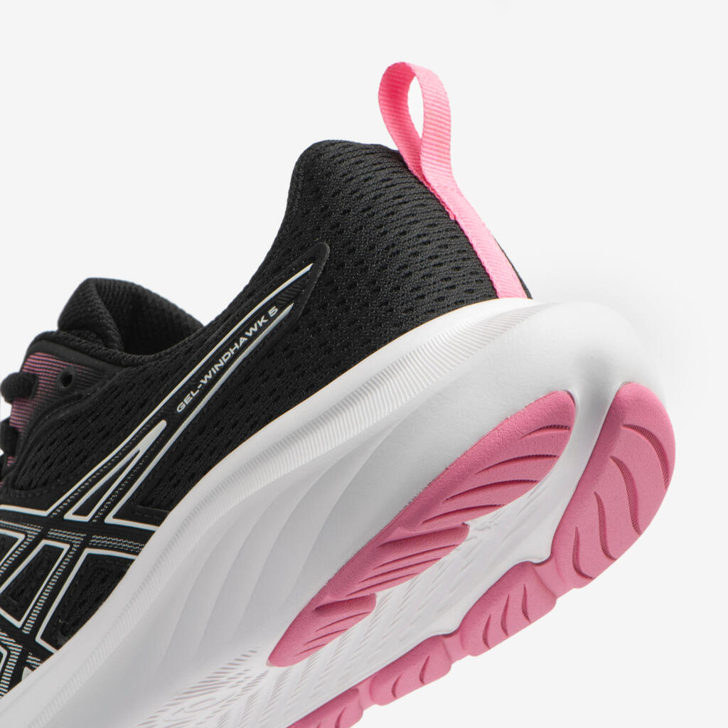 ΓΥΝΑΙΚΕΙΑ ΠΑΠΟΥΤΣΙΑ ΓΙΑ ΤΡΕΞΙΜΟ ASICS GEL-WINDHAWK - ΜΑΥΡΟ/ΚΟΡΑΛΛΙ