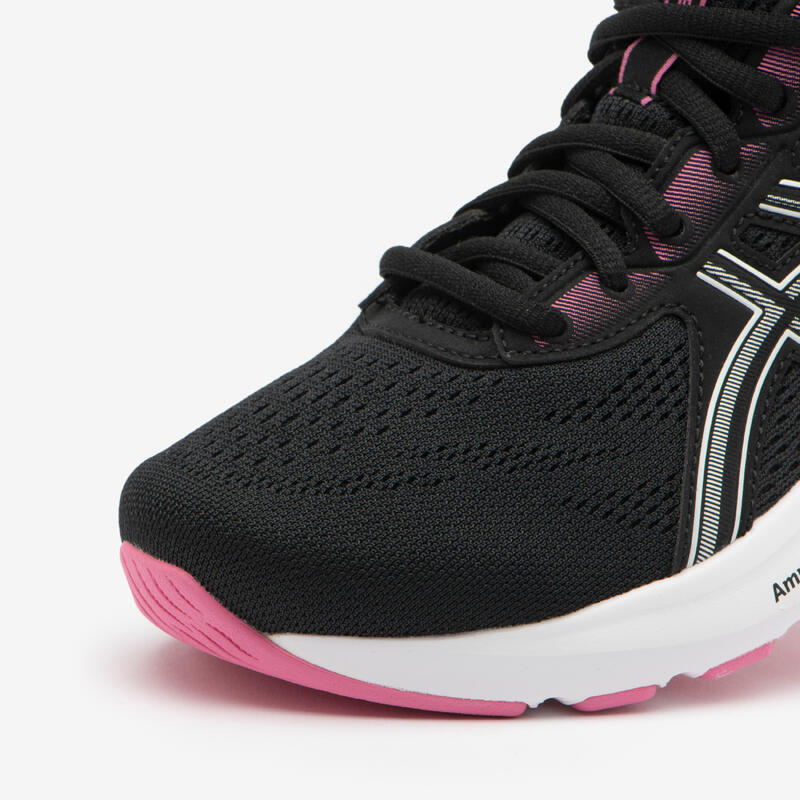 Hardloopschoenen voor dames Gel-Windhawk zwart/koraalrood