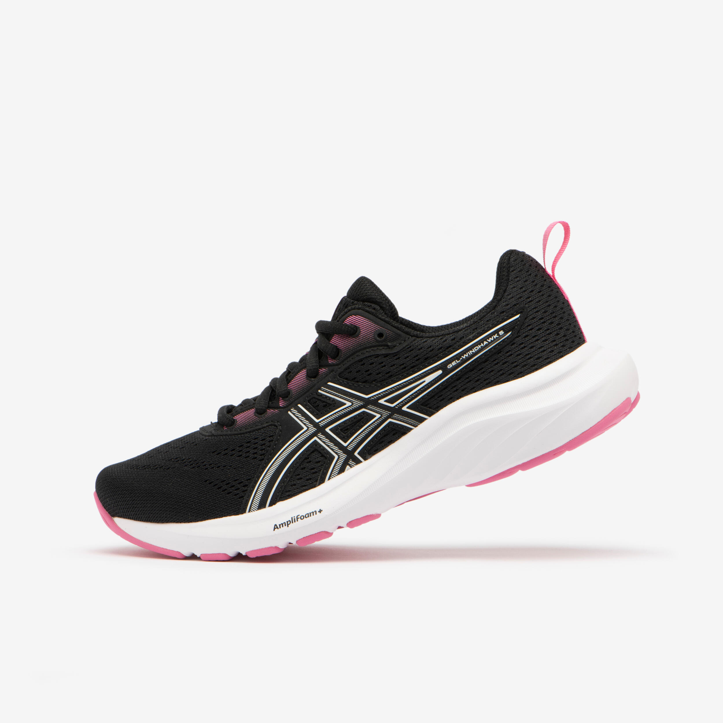 Încălțăminte Alergare jogging ASICS GEL-WINDHAWK NEGRU/CORAI DAMĂ
