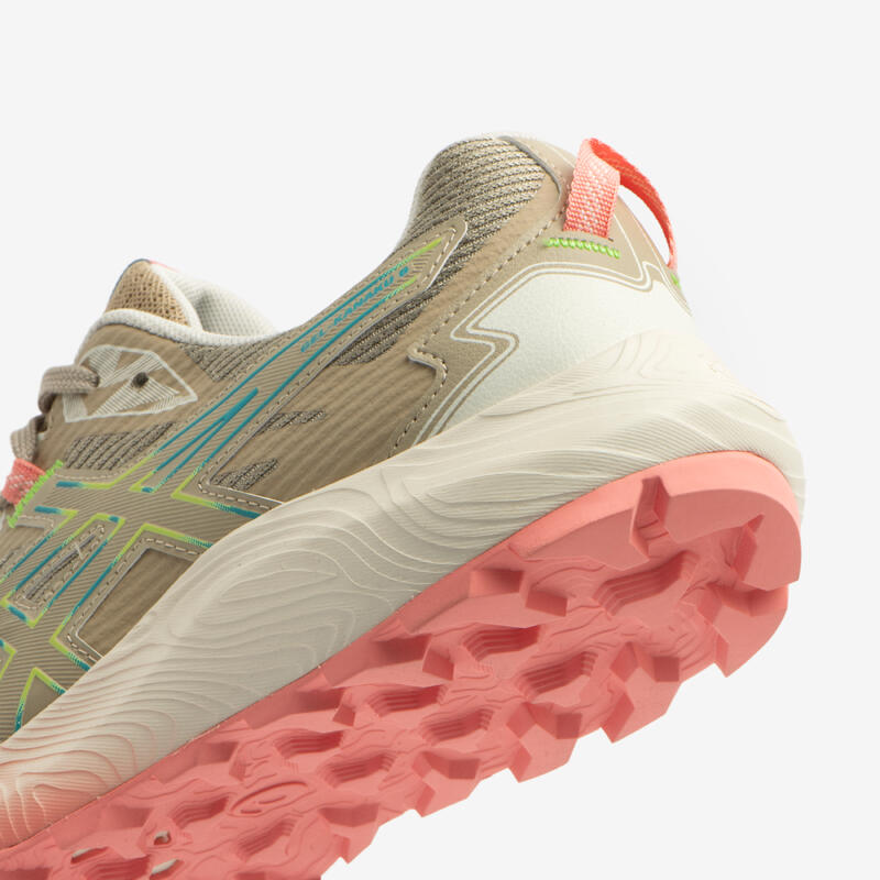 Sapatilhas de Trail Running Mulher Gel-Kanaku 6 Bege/Azul