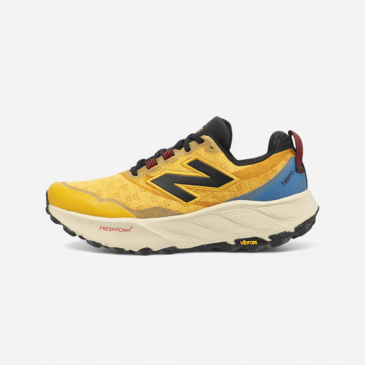 Chaussures de Trail Running Homme, New Balance Fresh Foam X Hierro V9 Jaune