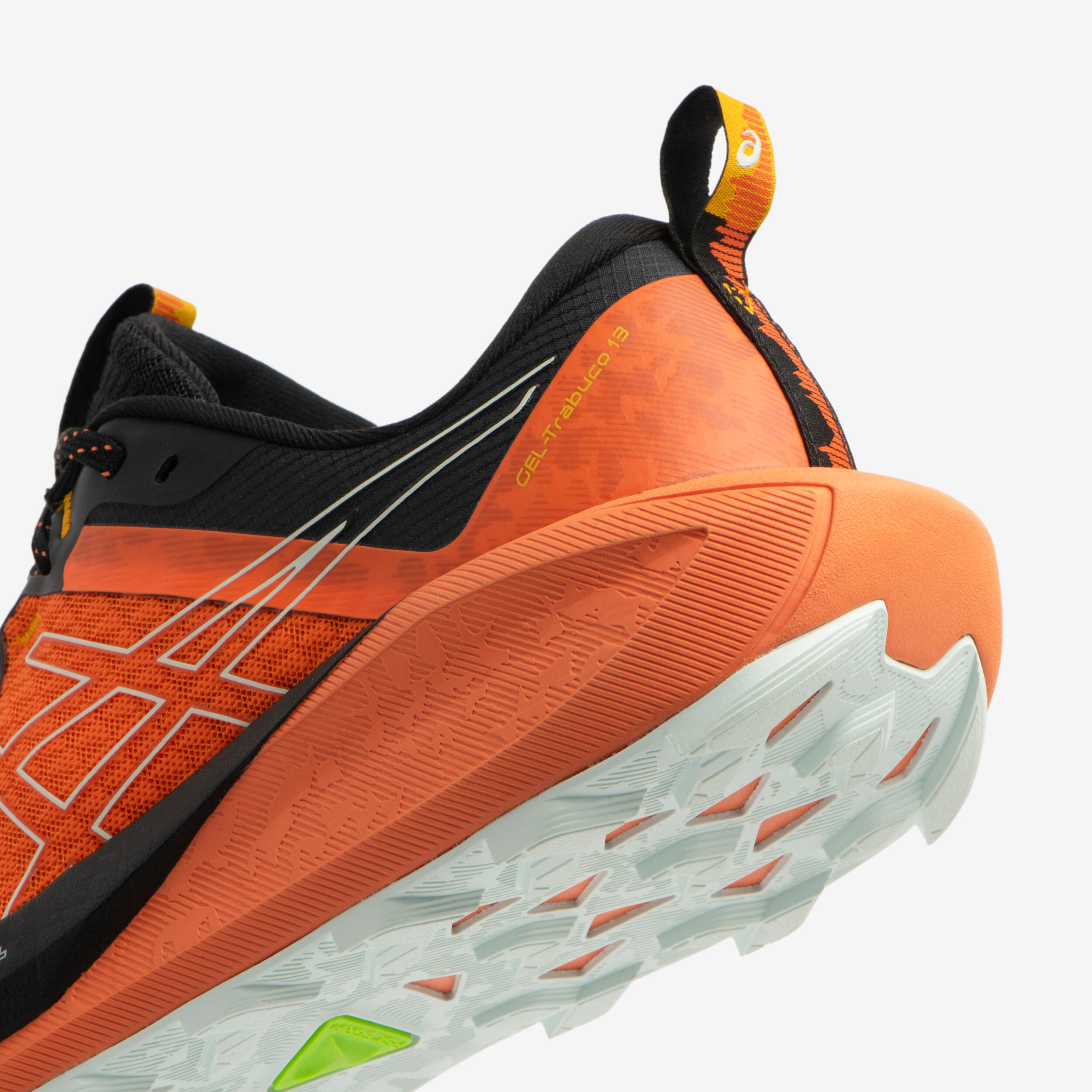 Trailschoenen voor heren GEL Trabuco 13 oranje/zwart 4/7