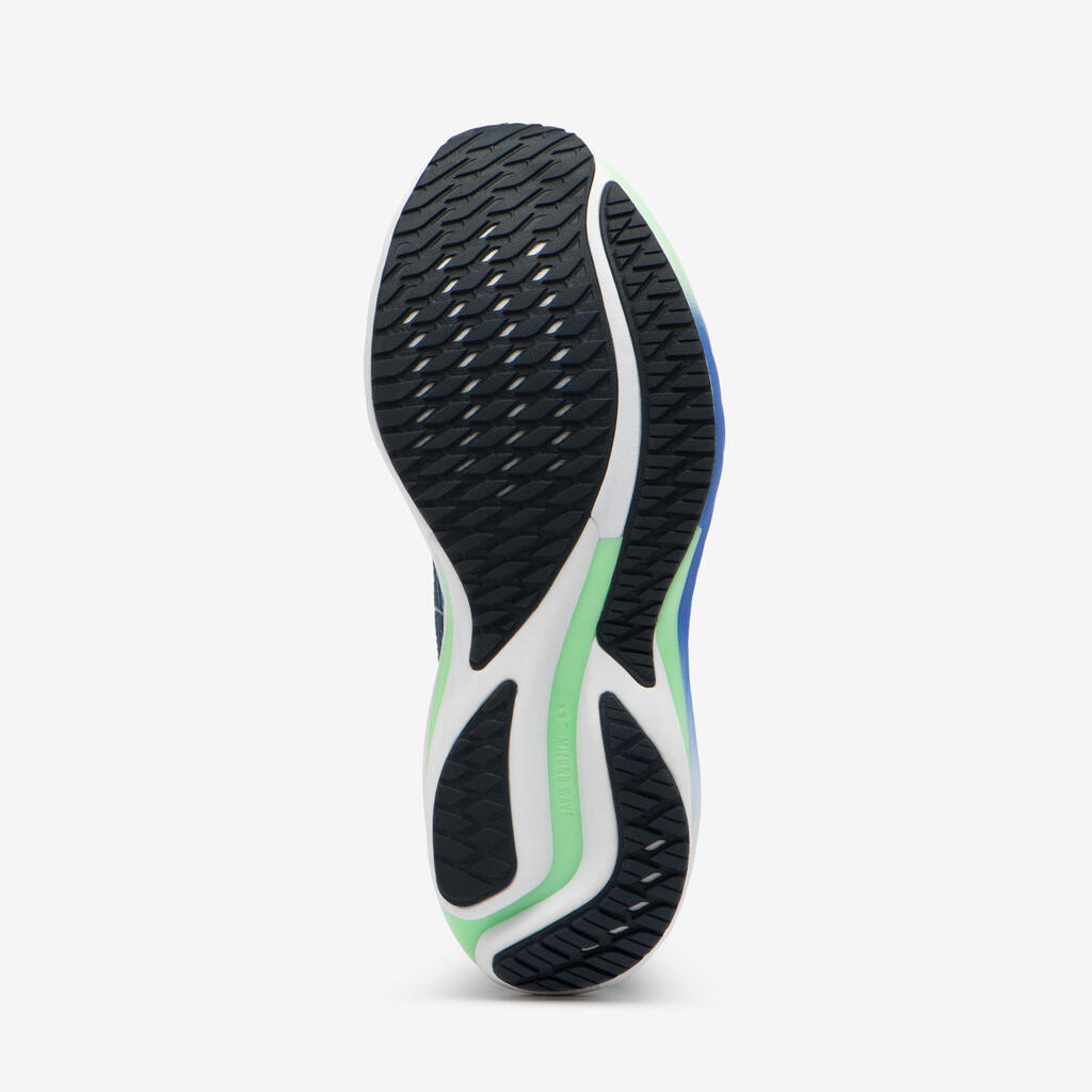Moški cestni in trail tekaški copati, Mizuno Wave Rider 28 - modra
