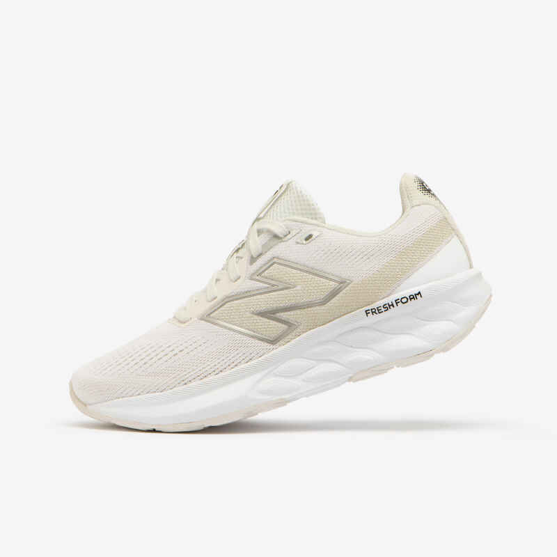 WOMEN'S NEW BALANCE FRESH FOAM 520 V9 RUNNING SHOES WHITE Decathlon