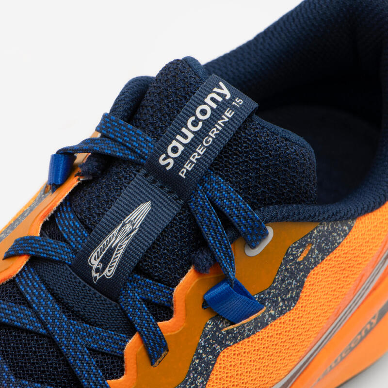 Chaussures de Trail Running Homme, Saucony Peregrine 15 Orange