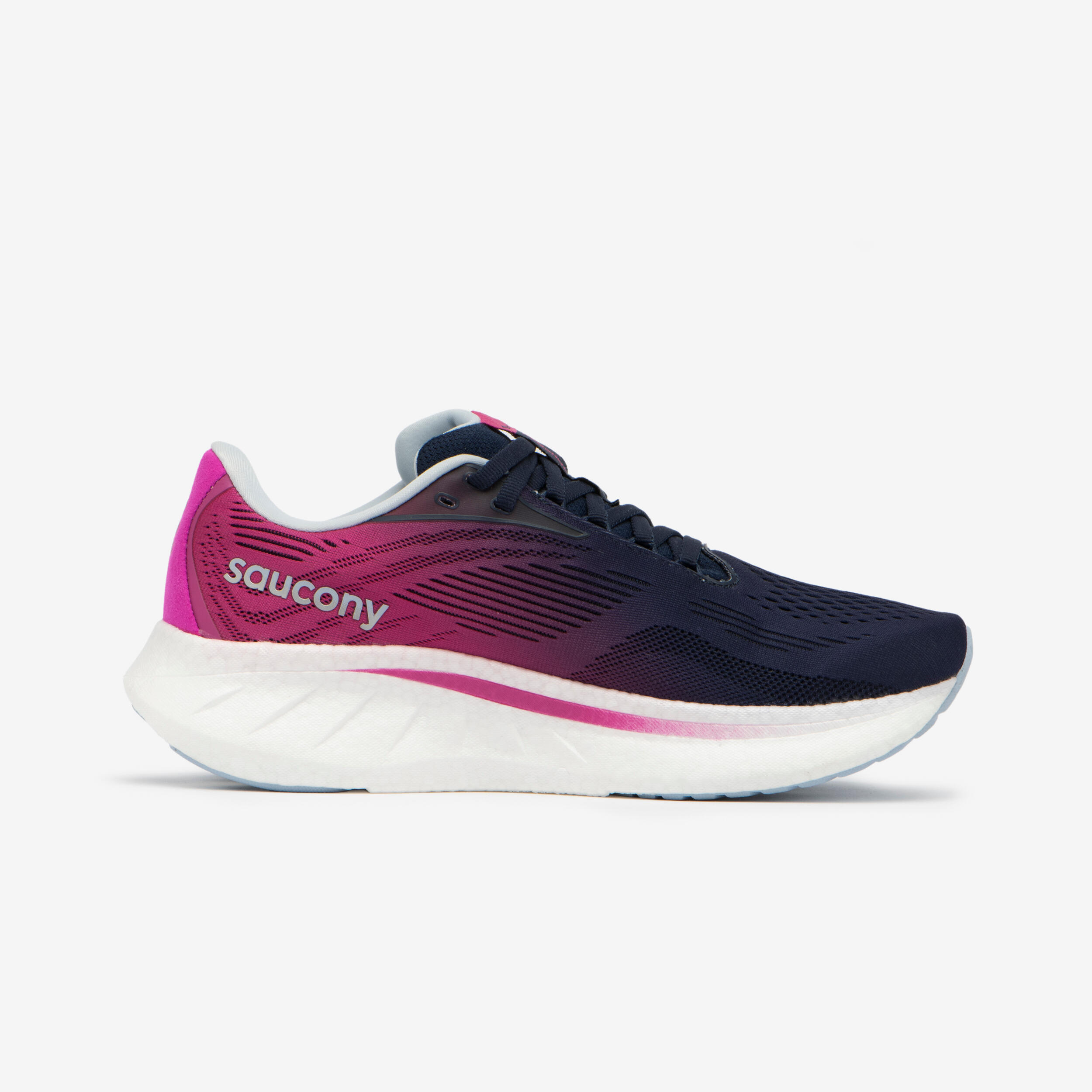 Scarpe running donna Saucony RIDE 18 lilla-nero 3/7
