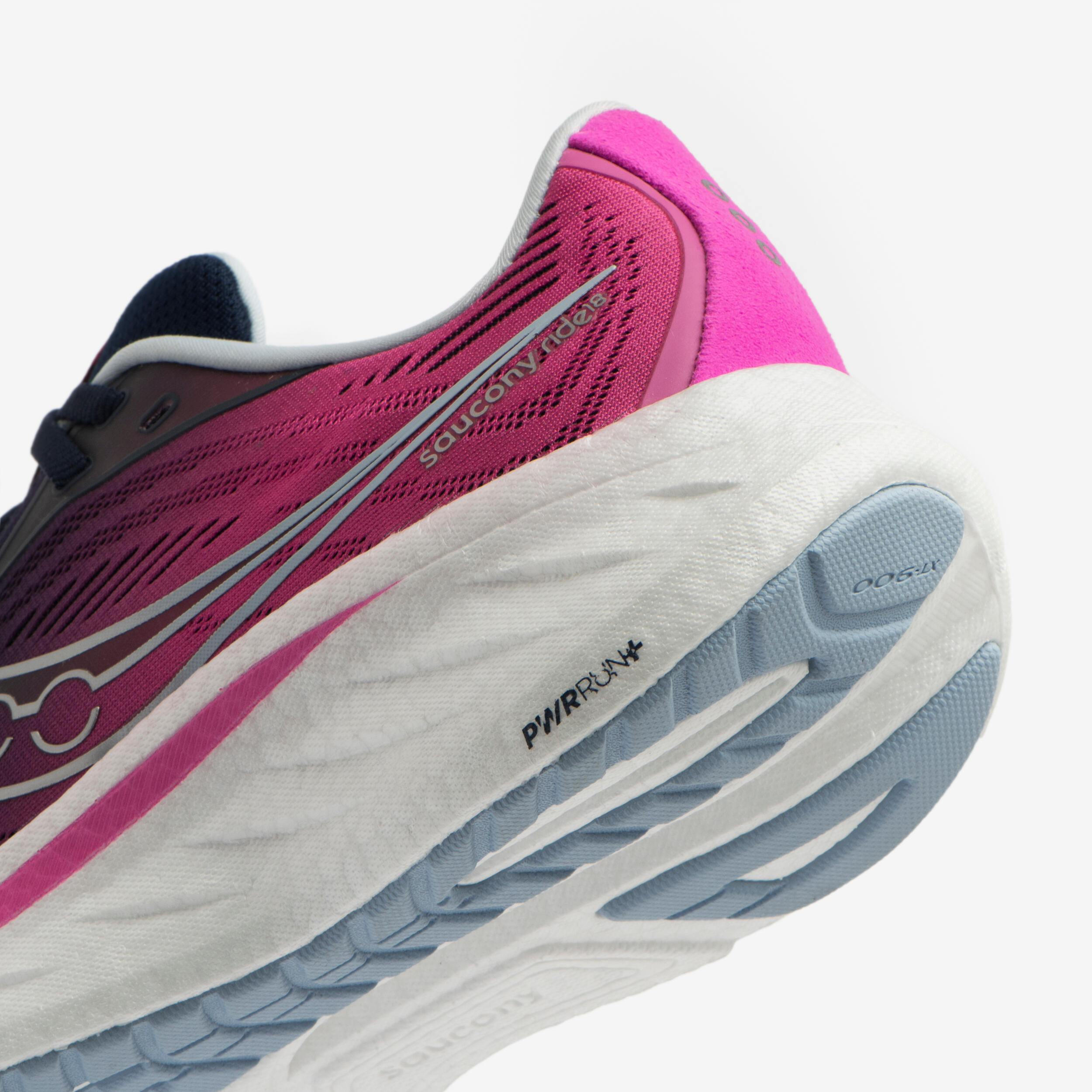 Scarpe running donna Saucony RIDE 18 lilla-nero 4/7