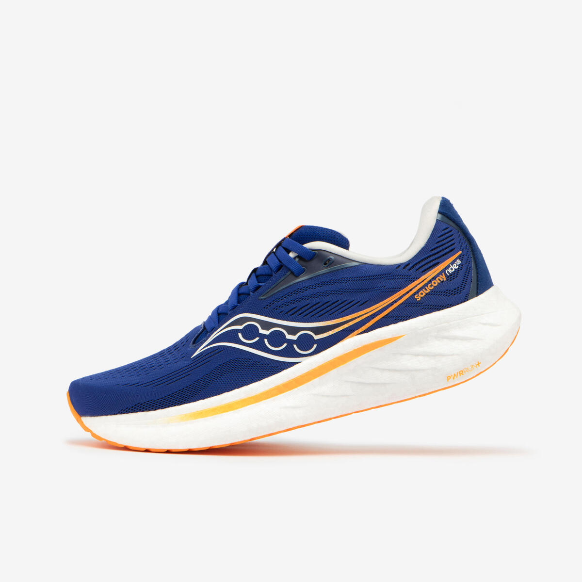 CHAUSSURES DE RUNNING ROUTE HOMME, SAUCONY RIDE 18 BLEU