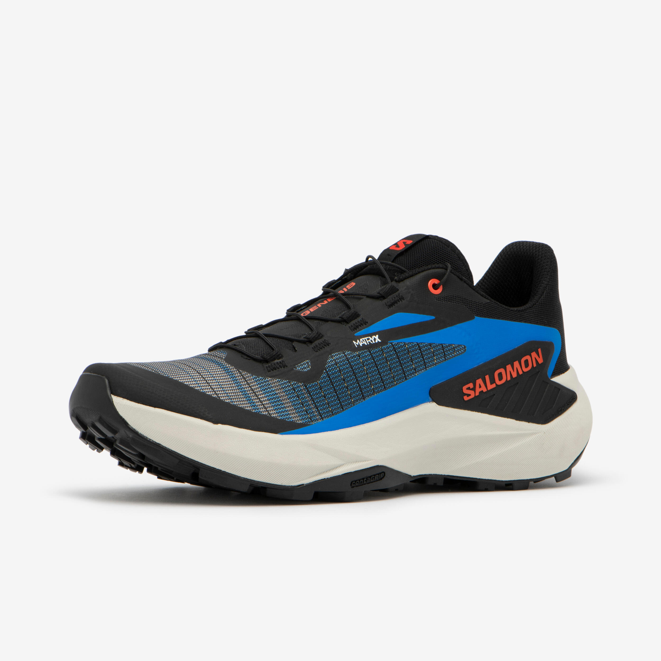 Men's Trail Running Shoes - Salomon Genesis - Black 2/7