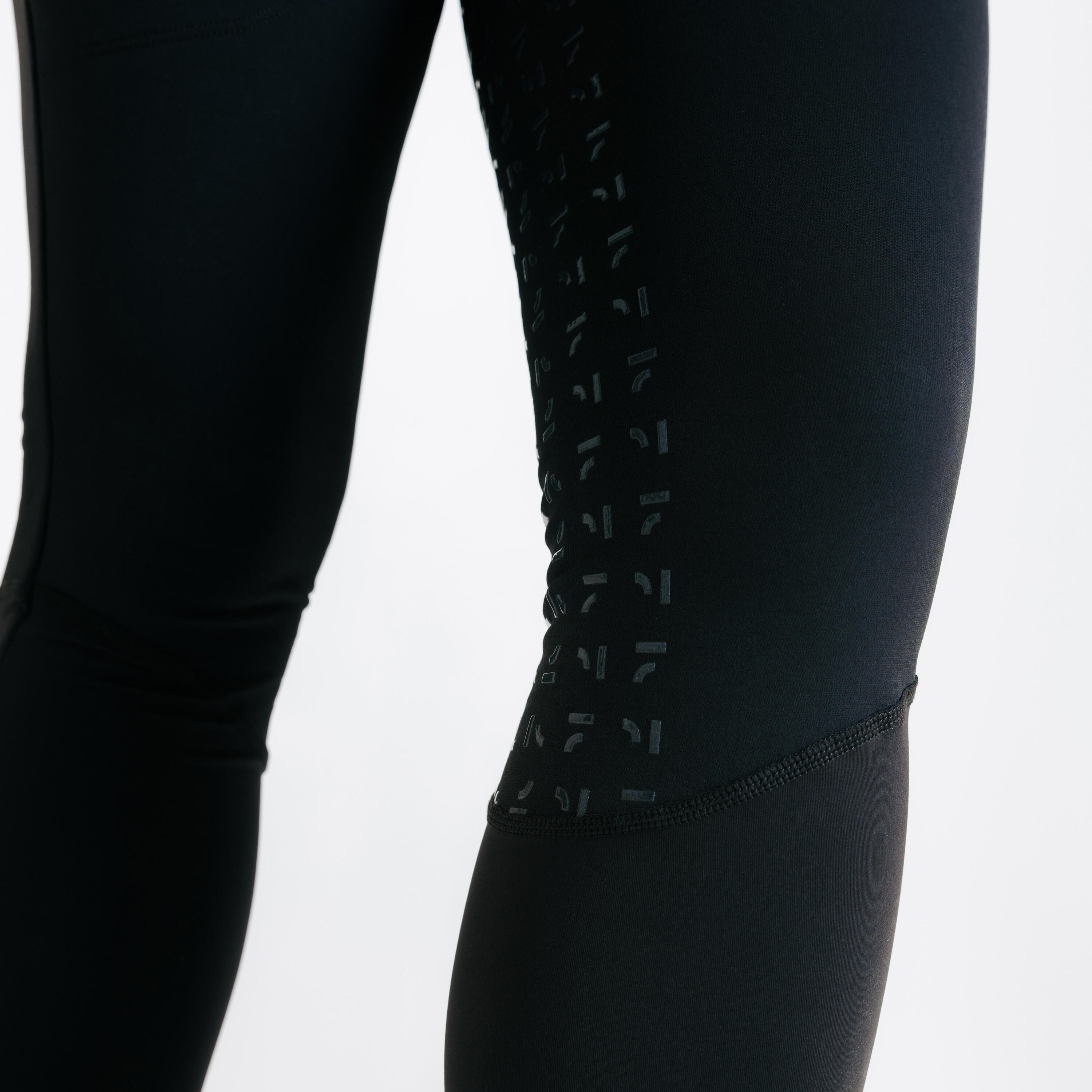 Women's Horse Riding Full Grip Jodhpurs 900 - Black 6/7
