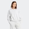 Sweatshirt de Fitness Mulher Cinzento