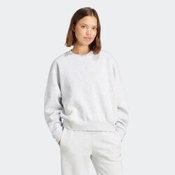 Sweatshirt de Fitness Mulher Cinzento