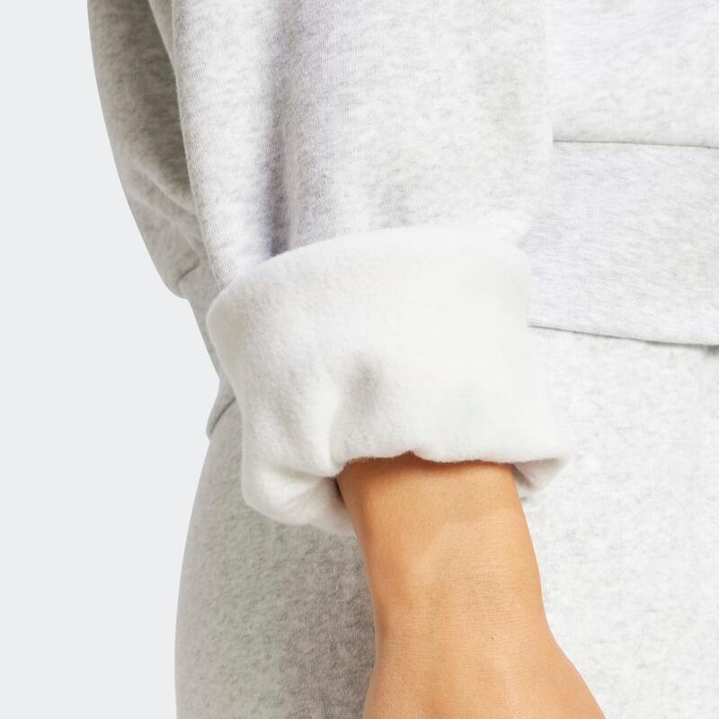 Sweat-shirt de fitness femme, gris