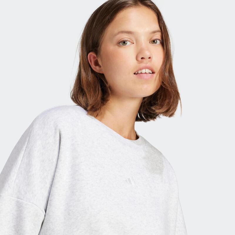 Sweat-shirt de fitness femme, gris
