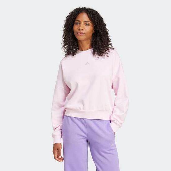 Felpa ADIDAS donna palestra leggera celeste