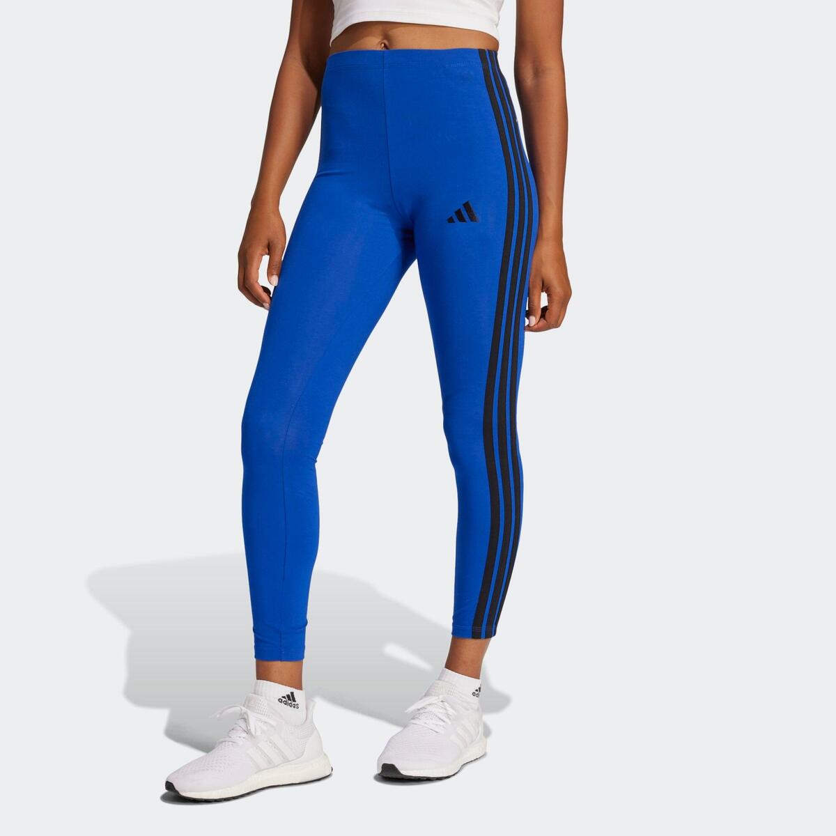 Legging de fitness femme en coton, bleu royal