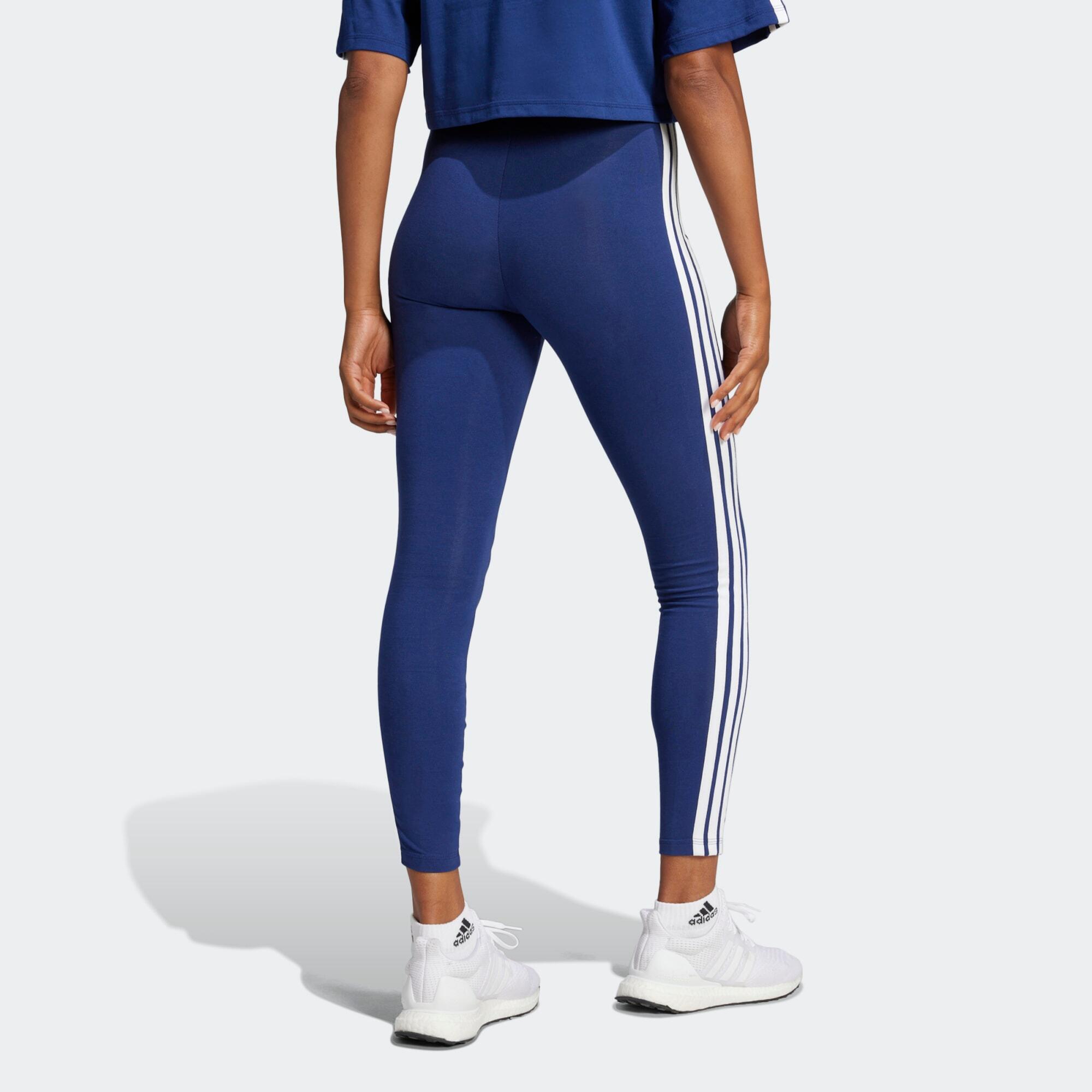 Legging de fitness en coton - femme - bleu foncé 3/5