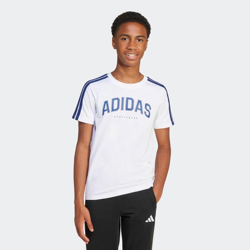Katoenen T-shirt voor kinderen wit