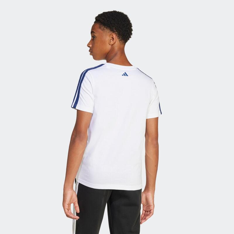 Tricou din bumbac ADIDAS Alb Copii