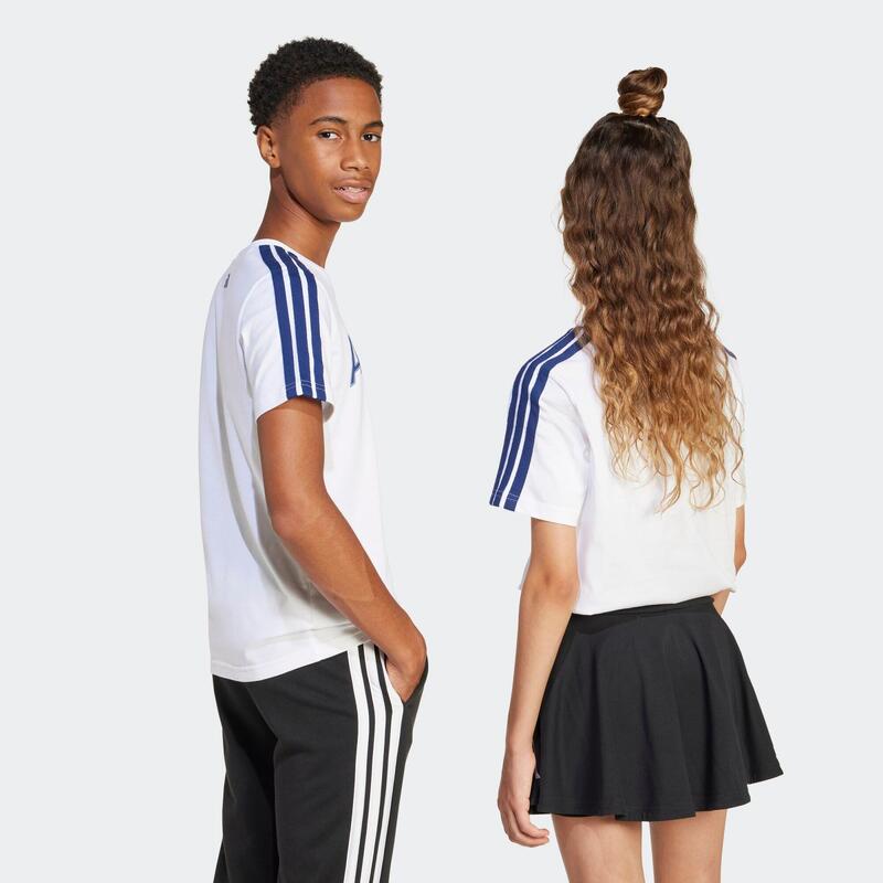 Tricou din bumbac ADIDAS Alb Copii