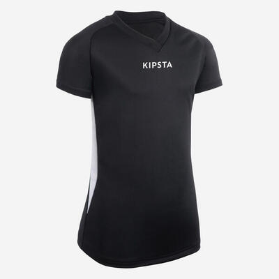 Mädchen Volleyball Trikot - V100 schwarz