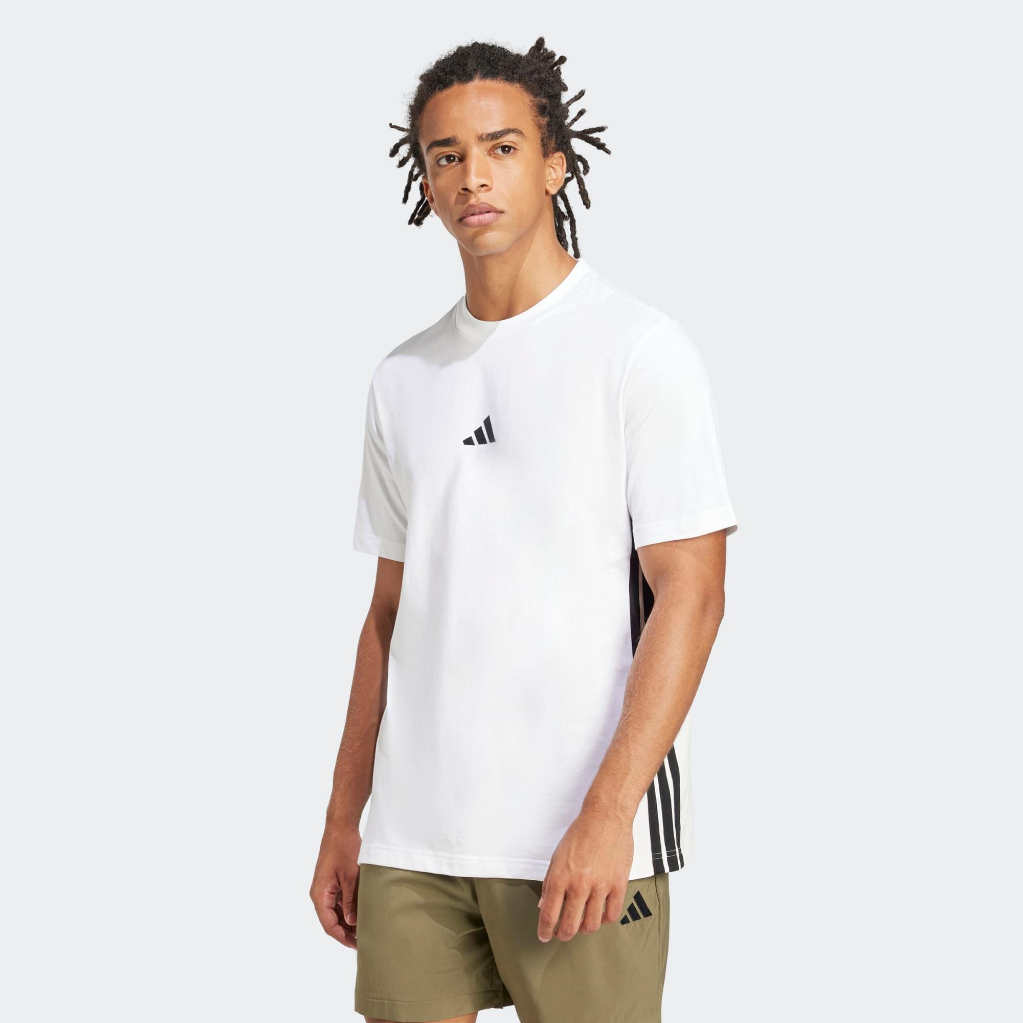 ADIDAS Camiseta Fitness Hombre Blanco