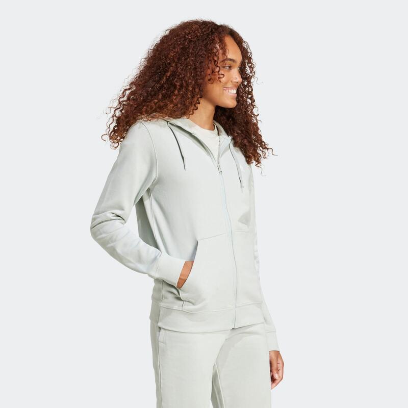 Dámská fitness mikina s kapucí ADIDAS