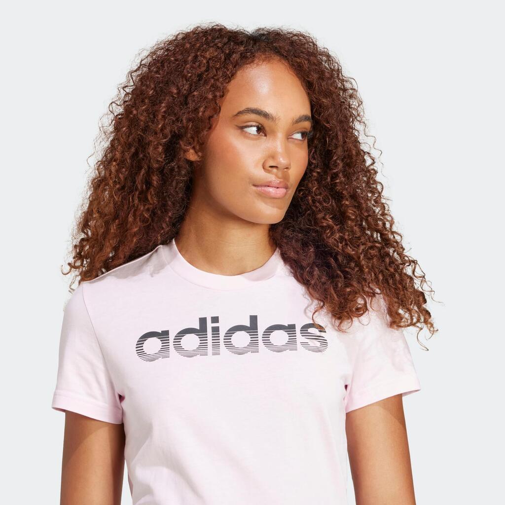 Women's Cotton Printed T-Shirt - Pink