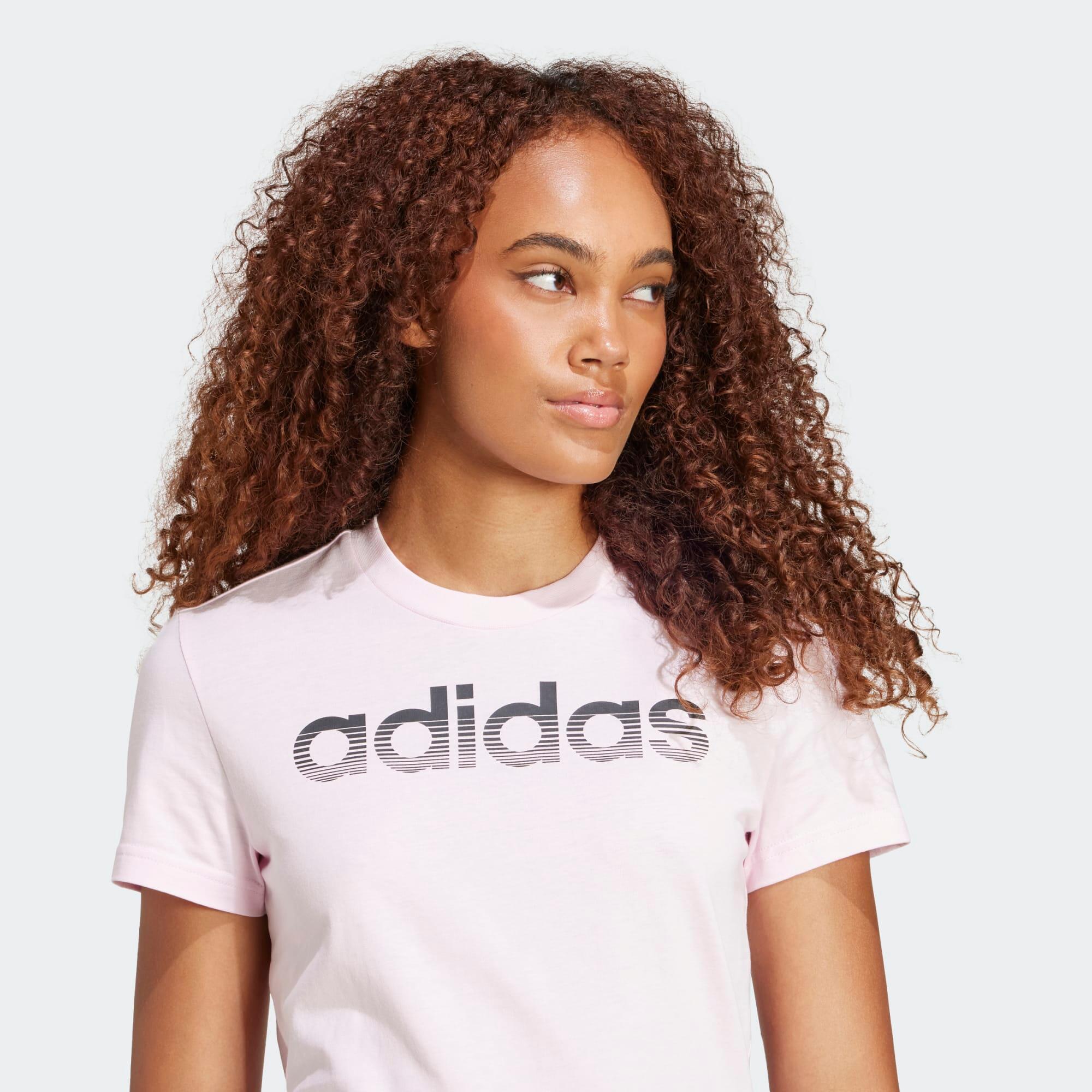 T-shirt imprimé en coton femme, rose 3/6