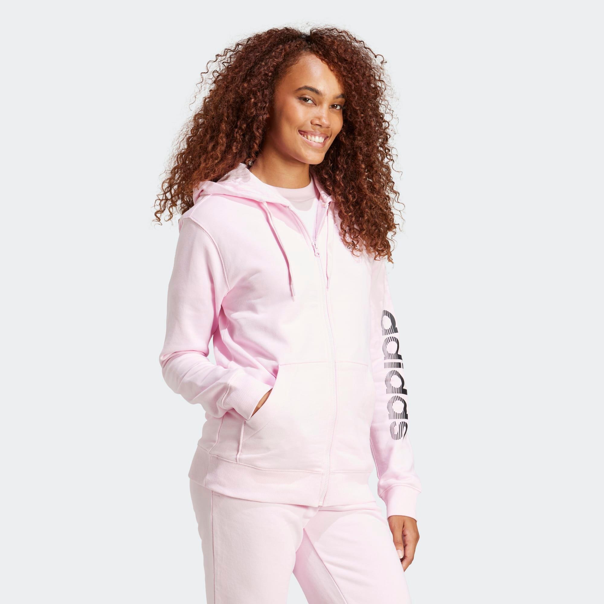 Felpa Adidas Con Cappuccio E Zip Felpa ADIDAS Donna Palestra Con