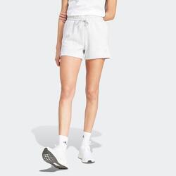 Short de fitness femme, bleu