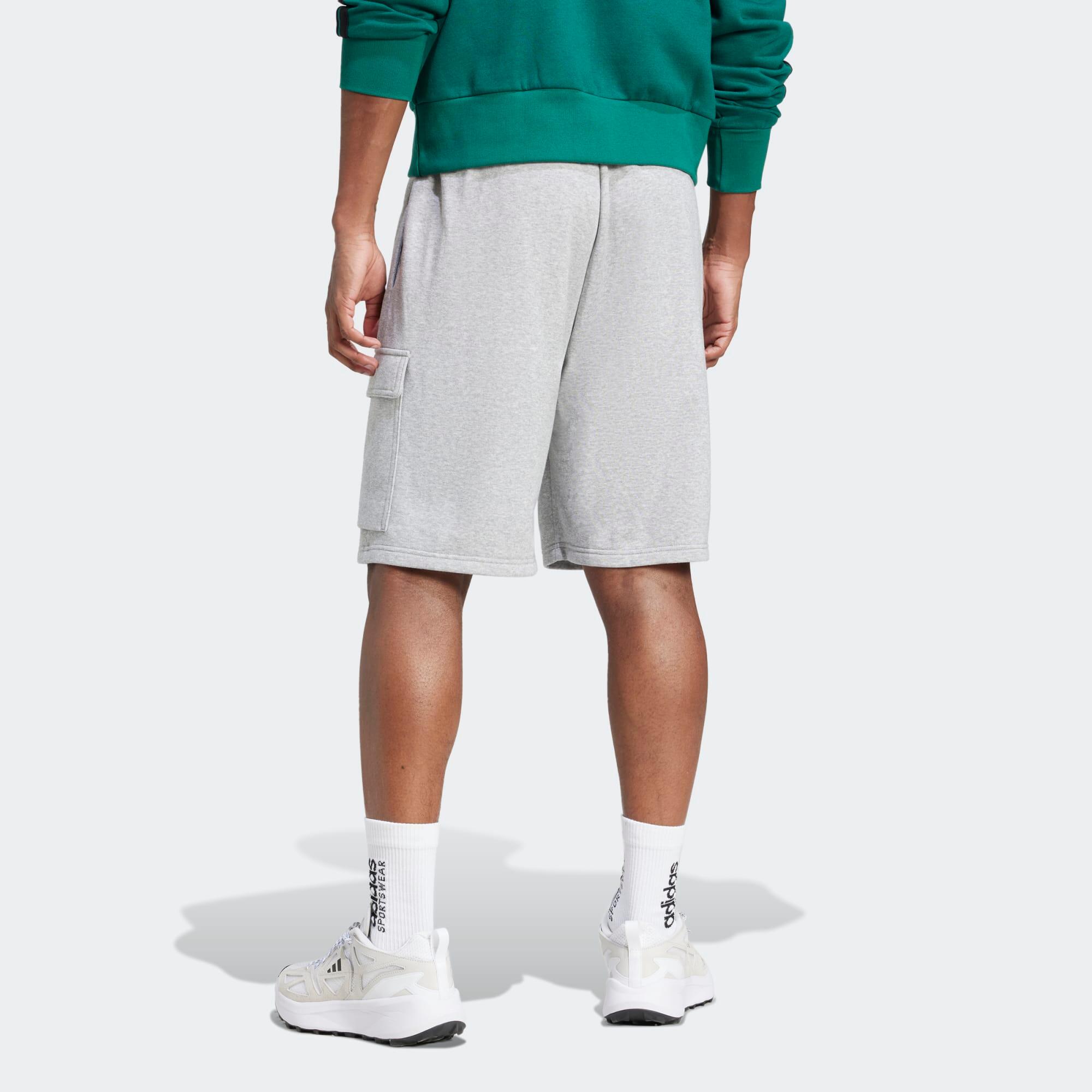 Adidas Shorts Herren Baumwolle - grau  3/5