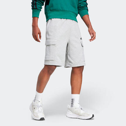 Short en coton homme, noir