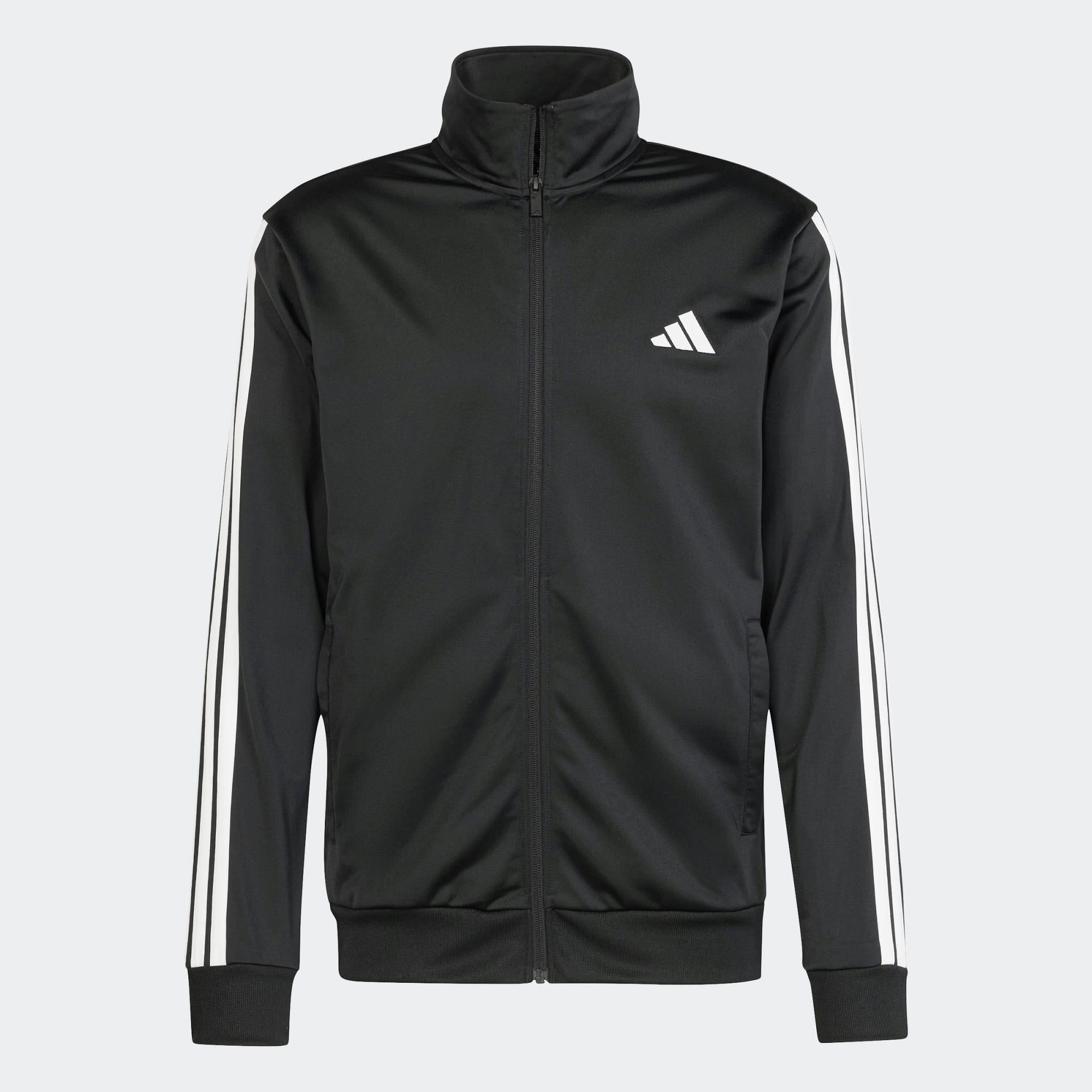 Tuta ADIDAS uomo ginnastica poliestere nera 6/9