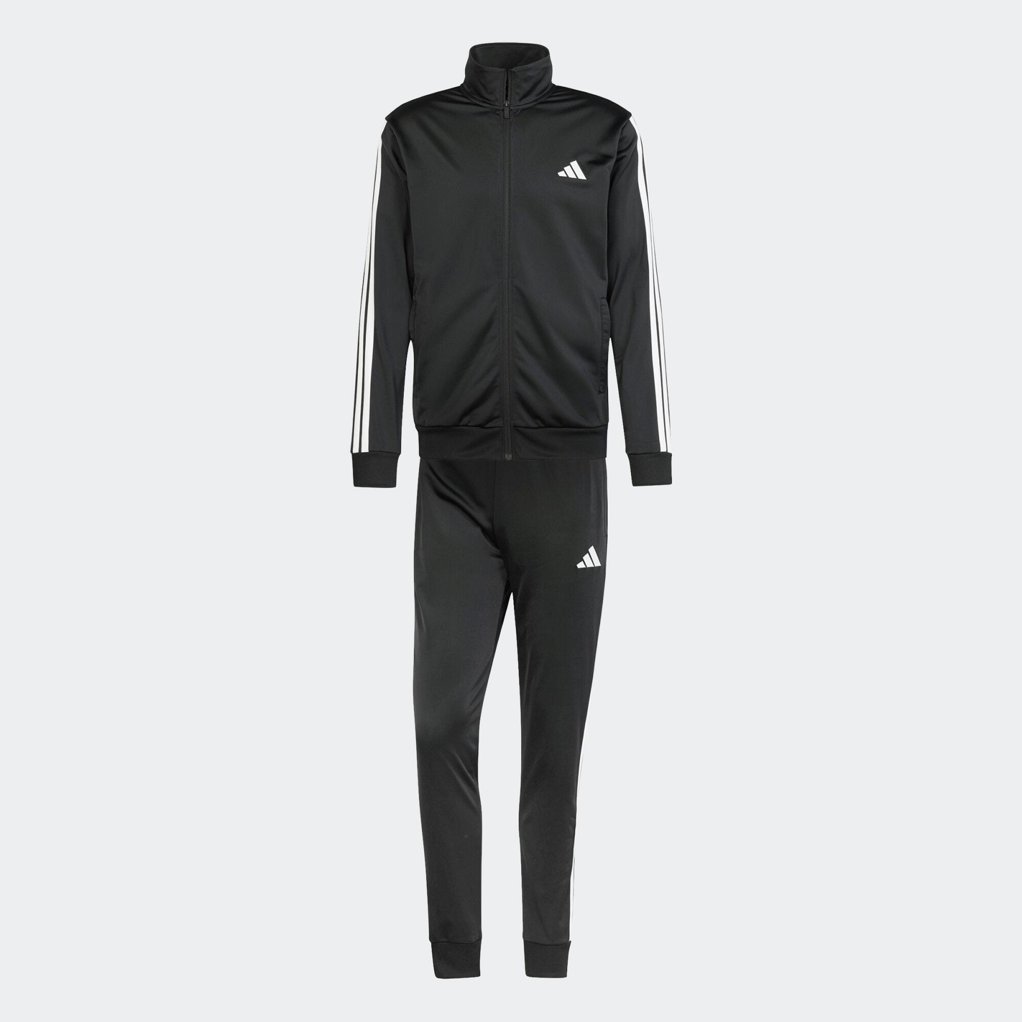 Tuta ADIDAS uomo ginnastica poliestere nera 8/9