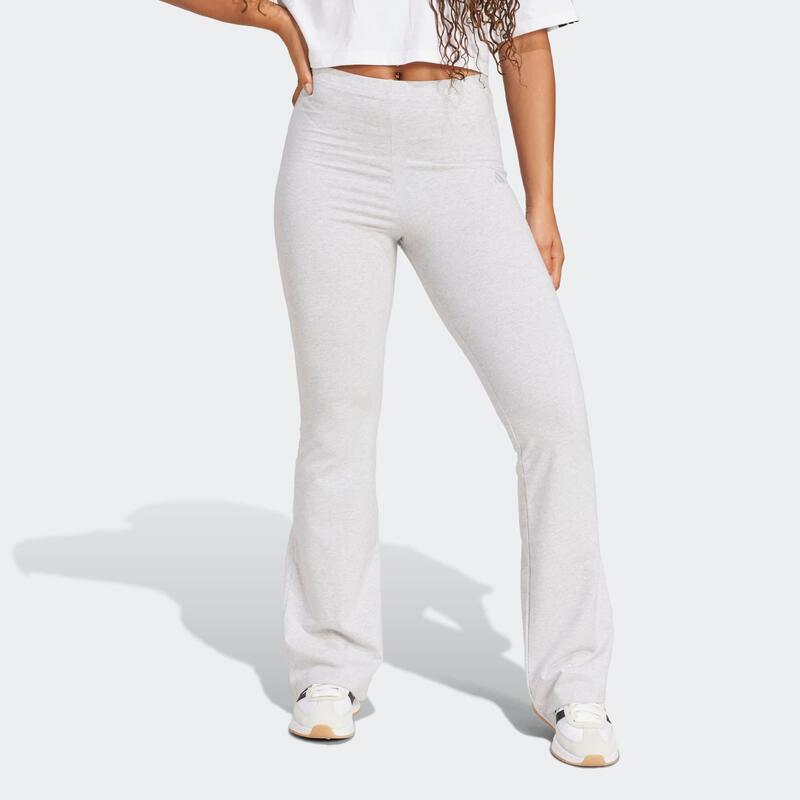 Pantalon de fitness évasé femme, gris