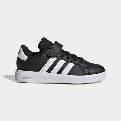Zapatillas Grand Court Niños Blanco-Negro