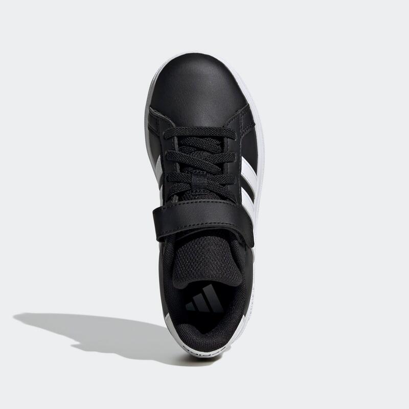 Chaussures Grand Court enfant, noir et blanc