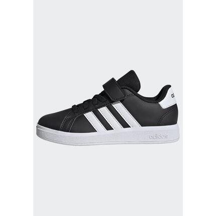 Chaussures Grand Court enfant, blanc et rose