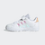 Chaussures Grand Court enfant, blanc et rose