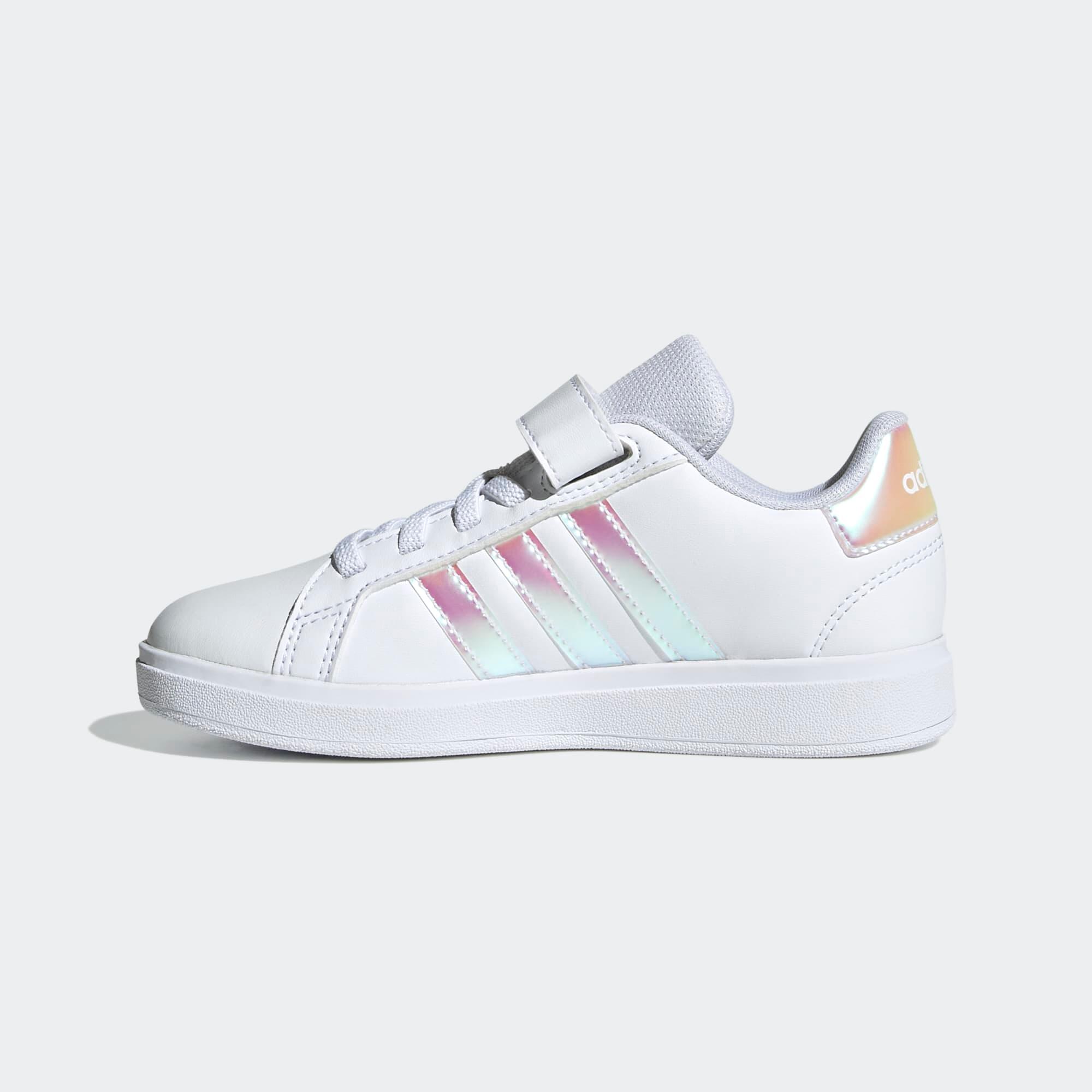 Adidas Sneaker Kinder – Grand Court weiß/rosa | 04067888030693 Adidas Sneaker Kinder – Grand Court weiß/rosa | 04067888030693
