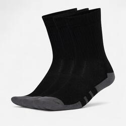 Lot de 3 paires de chaussettes hautes, blanc