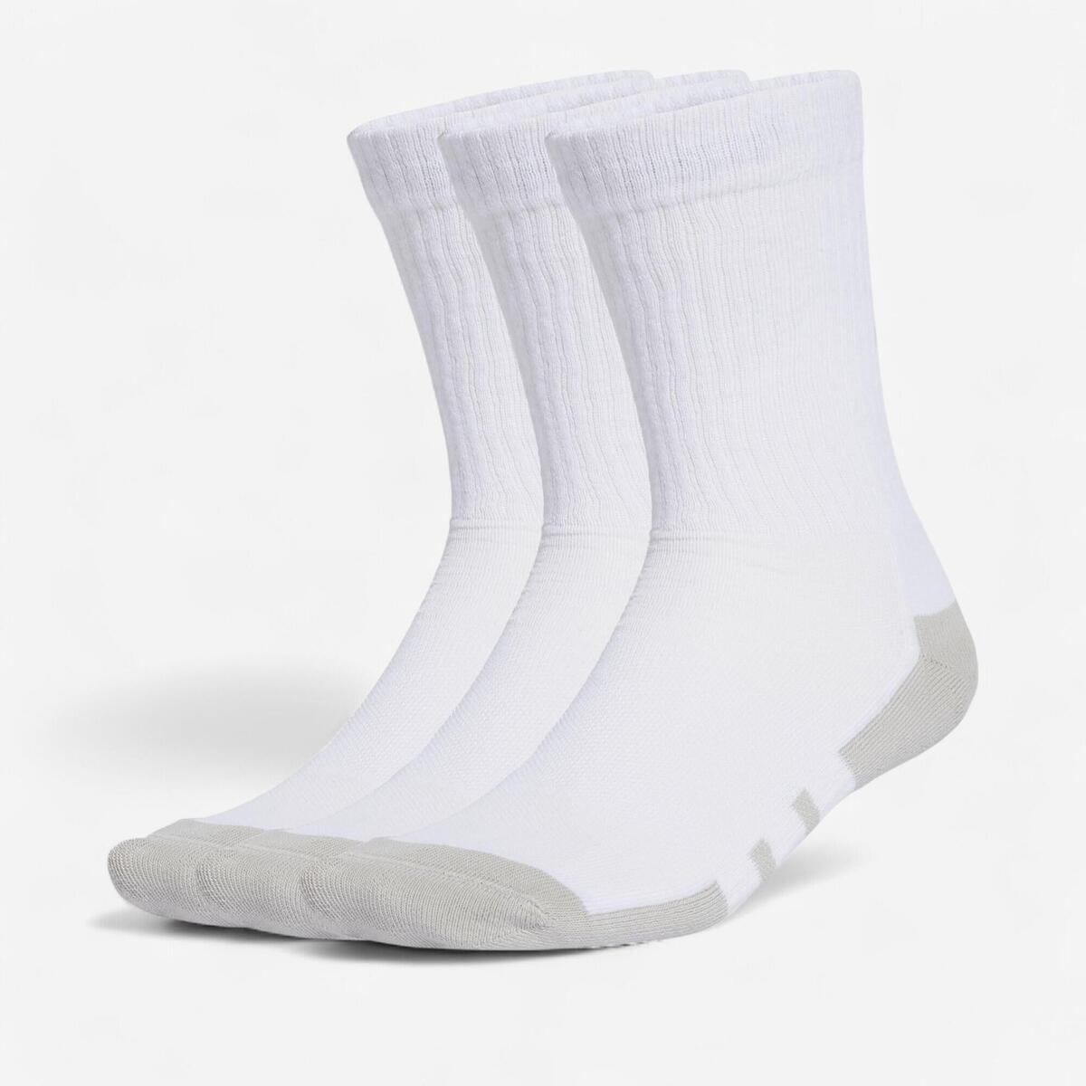 Lot de 3 paires de chaussettes hautes, blanc