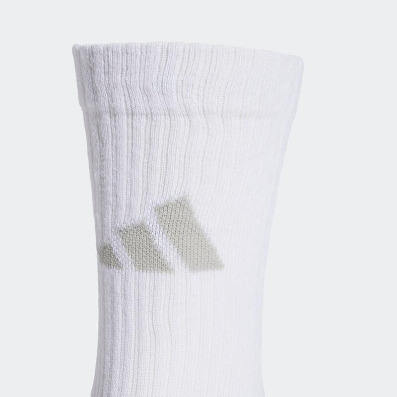 Set 3 perechi de șosete lungi ADIDAS Alb