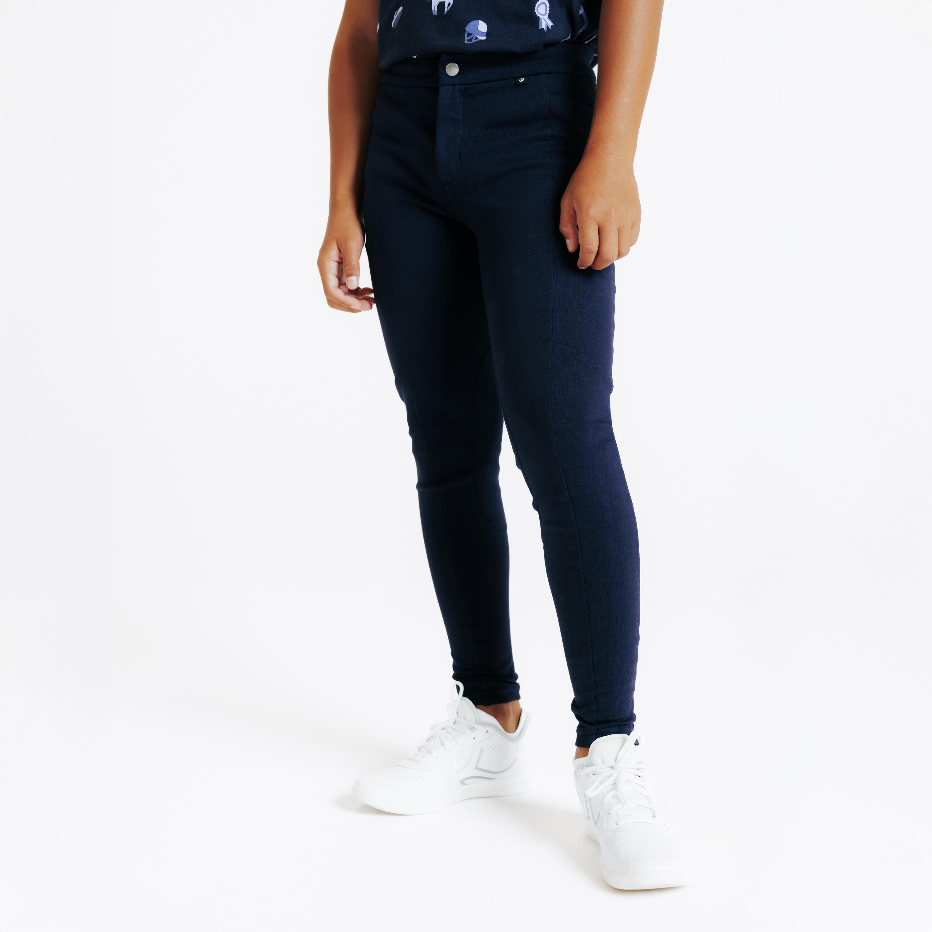 FOUGANZA Reithose Magic Kinder blau